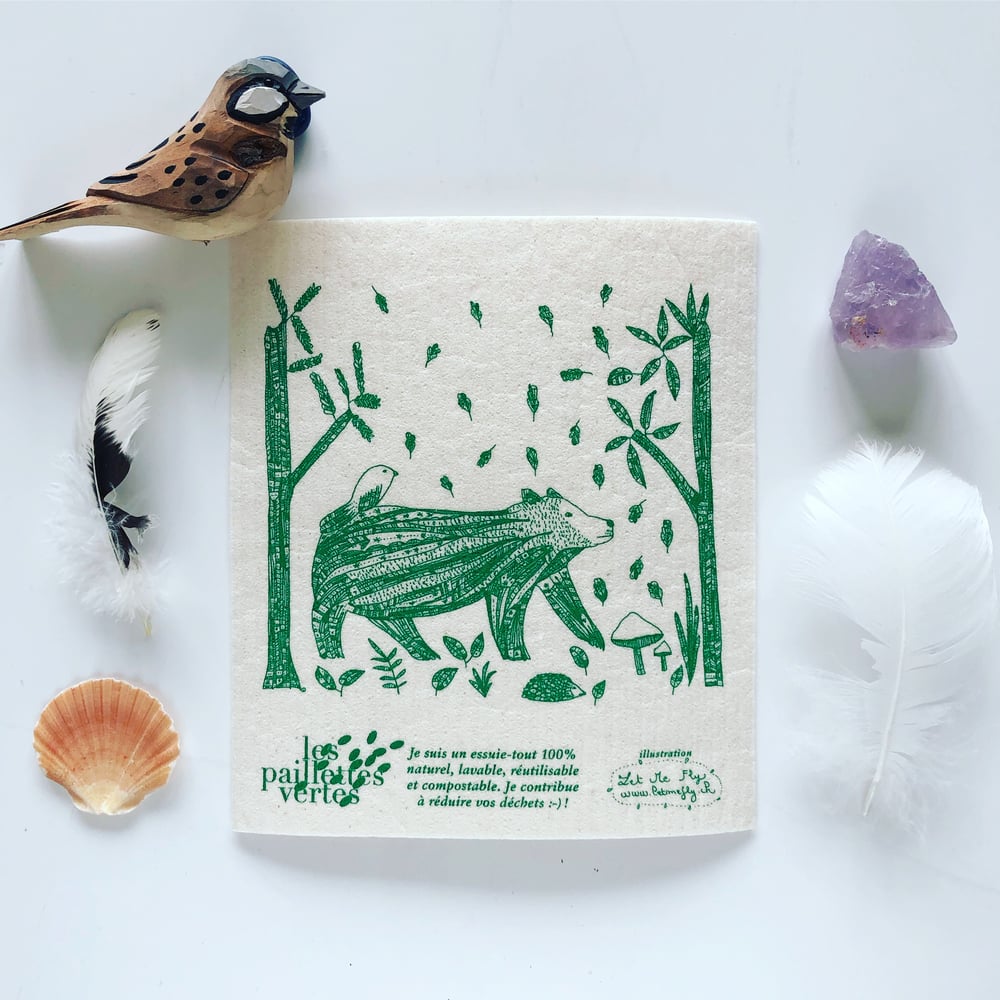 Image of Essuie-tout écologique *Ours de la forêt*