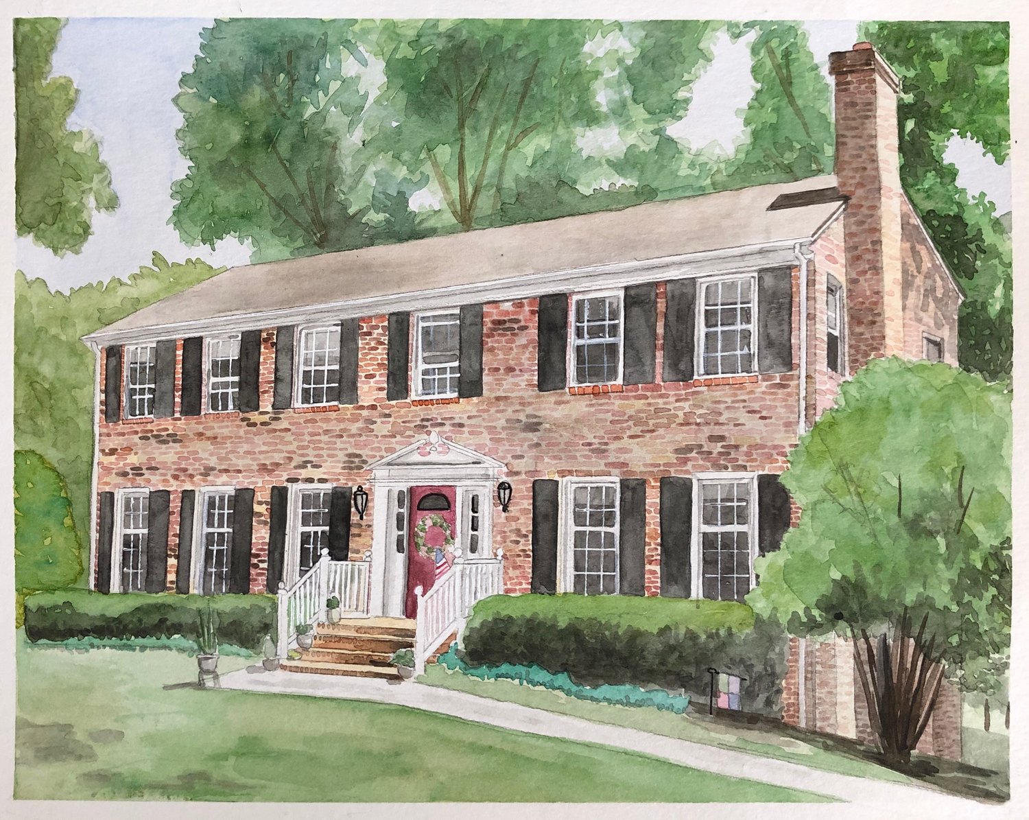 Image of 5x7 House Painting