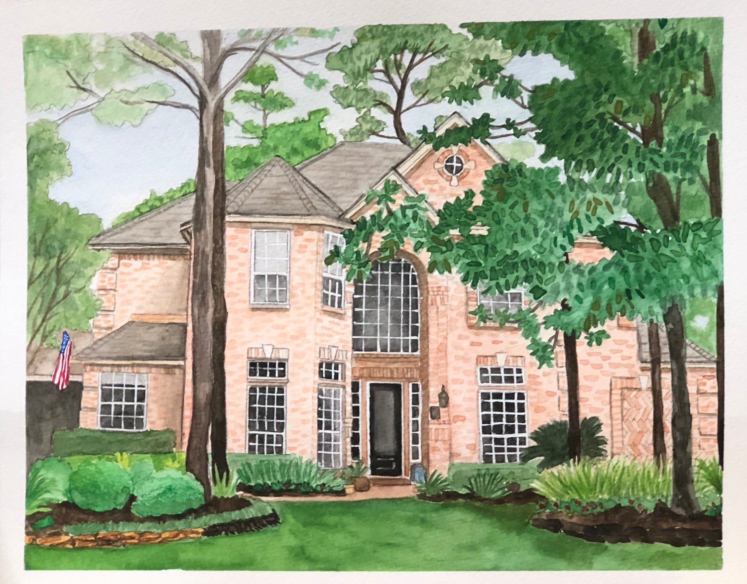 Image of 11x14 House Painting