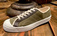 Image 1 of VEGANCRAFT lo top olive sneaker made in Slovakia 