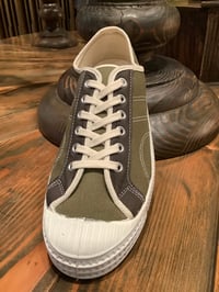 Image 4 of VEGANCRAFT lo top olive sneaker made in Slovakia 