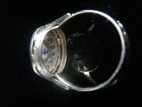 Image 3 of EDWARDIAN 18CT YELLOW GOLD PLATINUM OLD CUT & ROSE CUT DIAMOND CLUSTER RING