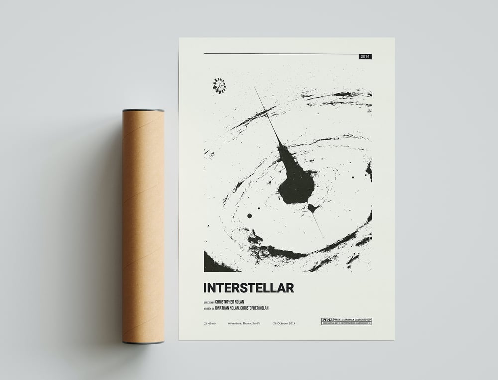 Interstellar - Christopher Nolan Movie Poster