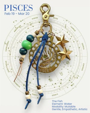 Image of ZODIAC CHARM: PISCES
