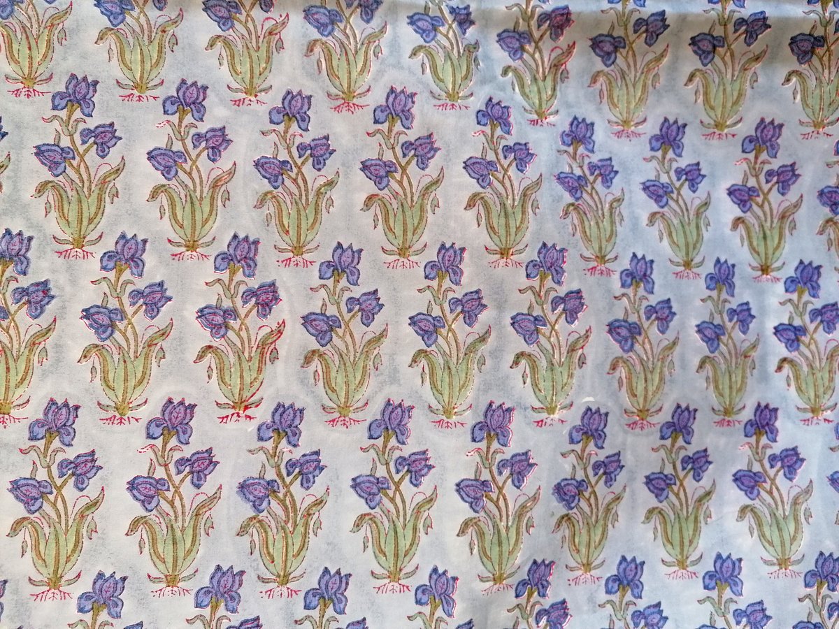 Image of Namaste fabric iris
