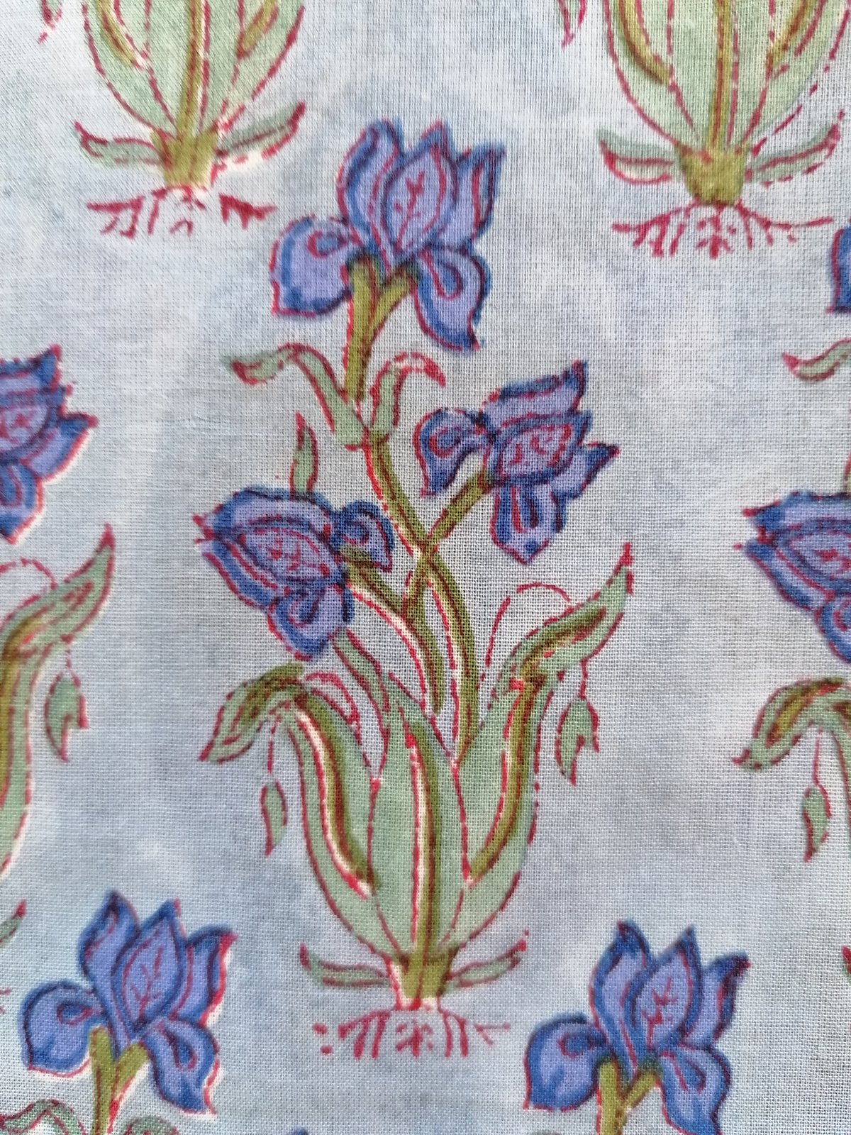 Image of Namaste fabric iris