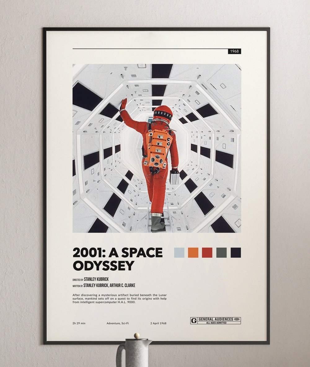 odyssey kubrick film poster