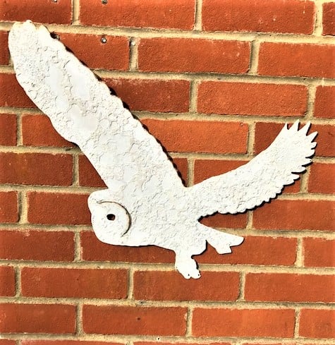 Hand Forged Owl Wall Art