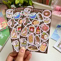 Image 1 of World's Food Tour | Latino Food | Matte Sticker Sheet