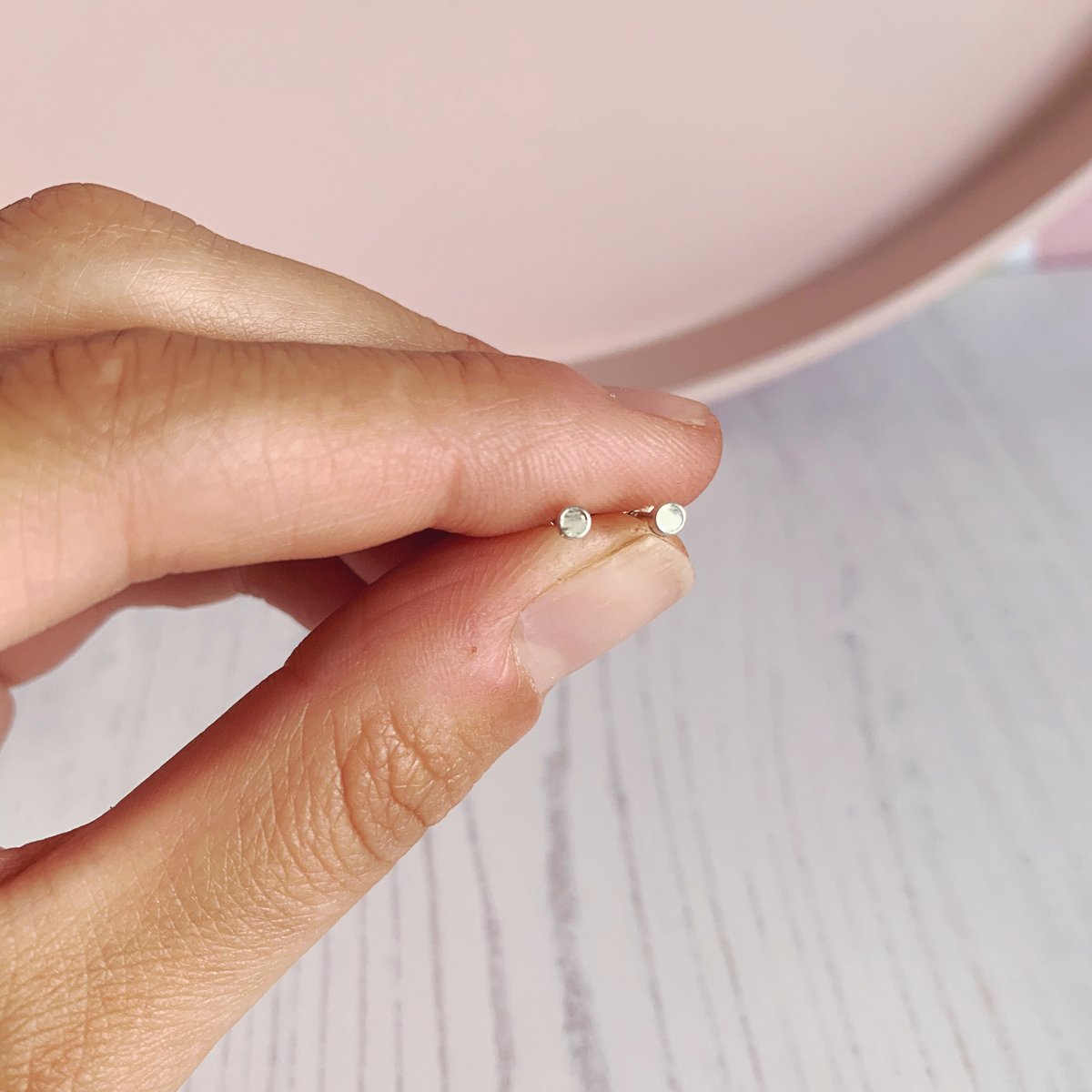 Image of Tiny dot everyday stud earrings