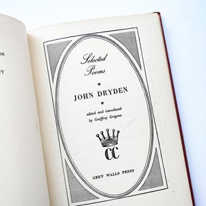 Selected Poems of John Dryden
