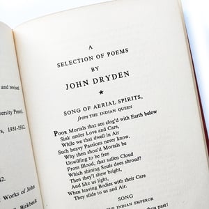 Selected Poems of John Dryden