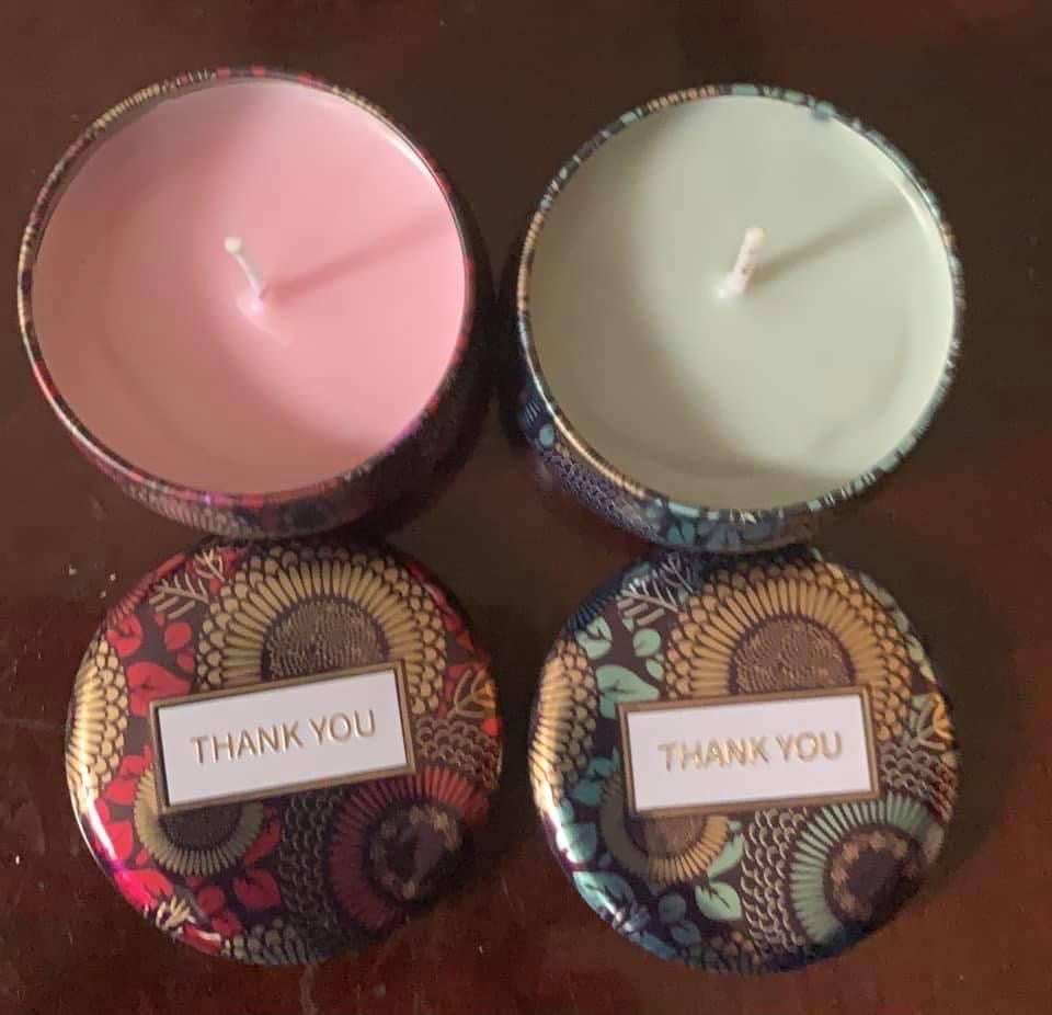 Handmade All Natural Soy Candles Decorative Tins CraZy Rabbits Shop