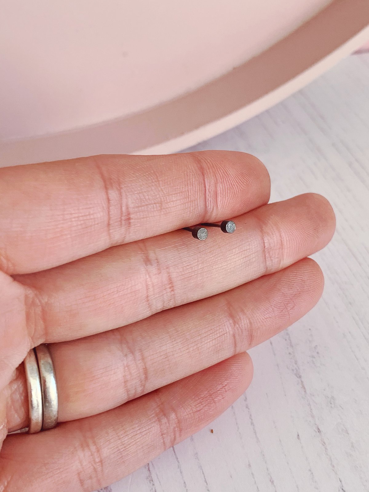 Image of Tiny dot everyday stud earrings