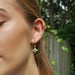 Image of Asymmetric Moon & Star Earrings