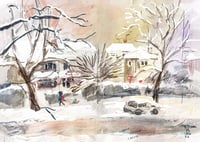 Image 2 of Winter Sketches - sketchbook zine