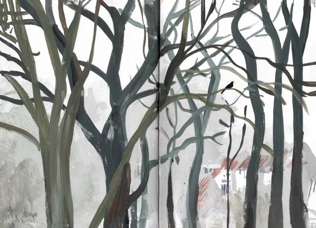 Image of Winter Sketches - sketchbook zine