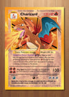 Charizard Giant Pokemon Art Print