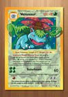 Venusaur Giant Pokemon Card Art Print