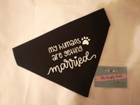 Image 4 of My Humans Are Getting Married Dog Bandana