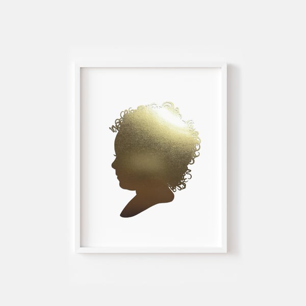 Image of NEW! Golden Hand Cut Silhouette