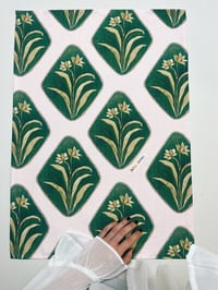 Image 3 of 'Green Tile' Tea Towel