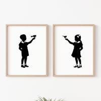 Image 1 of 'Take Flight' Hand Cut Silhouette