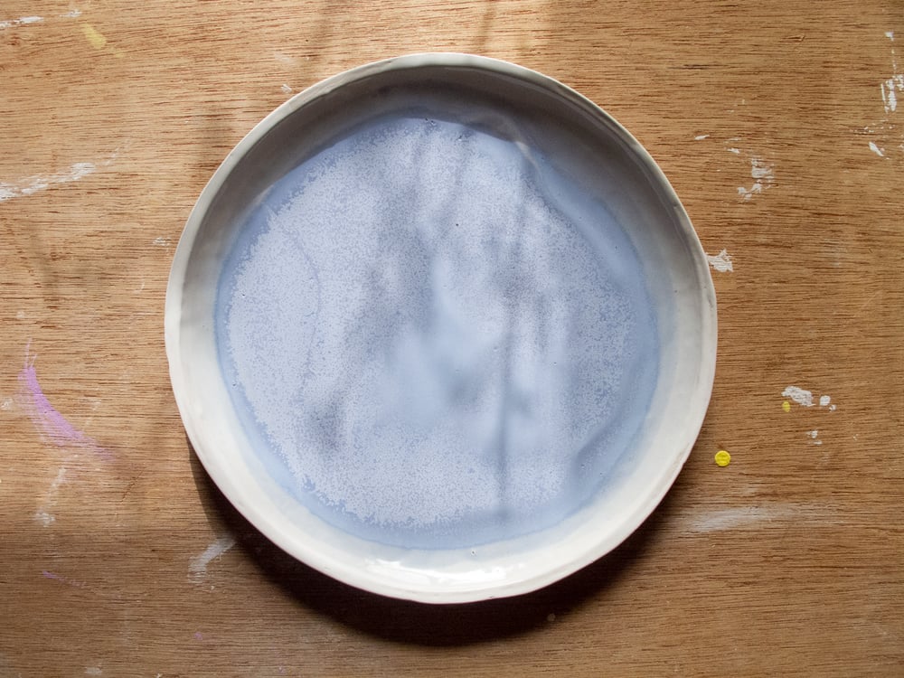 Image of large pastel plate