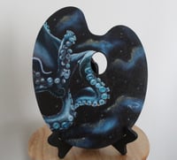 Image 1 of Ethereal Octopus Oil on Wood 