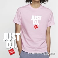 JUSTDJ PINK TEE