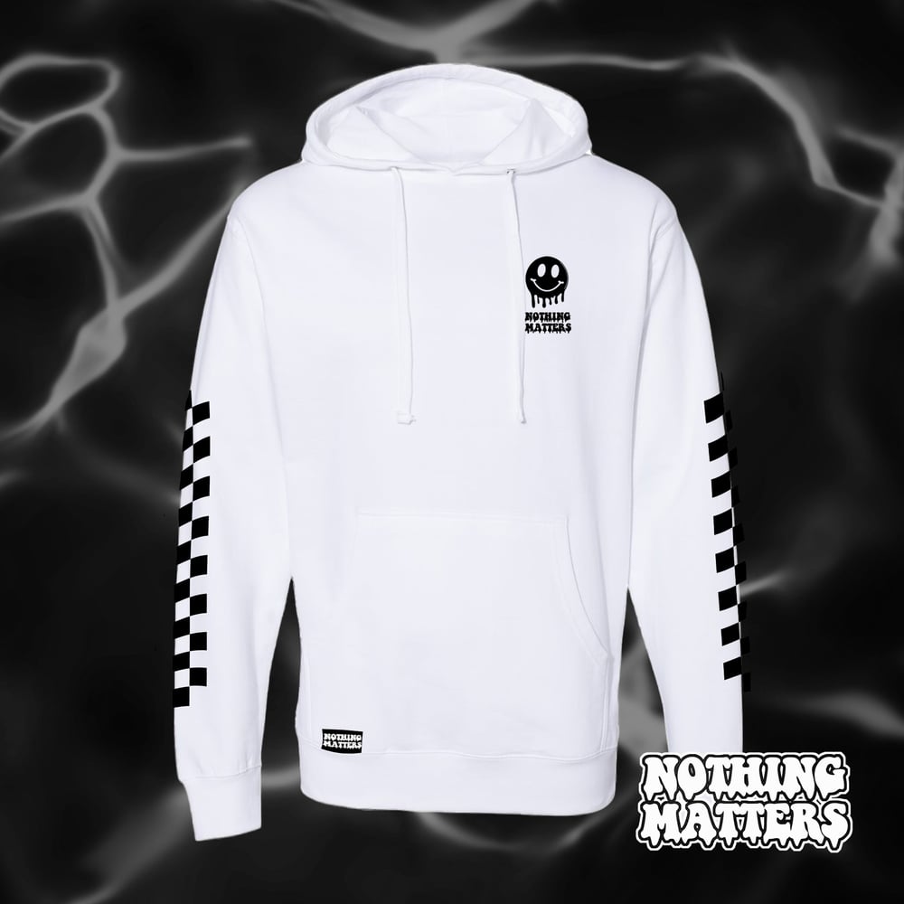 Image of Flower White Hoodie 