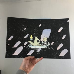 Image of Space Boat Poster