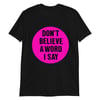 Words Tee in Black or White