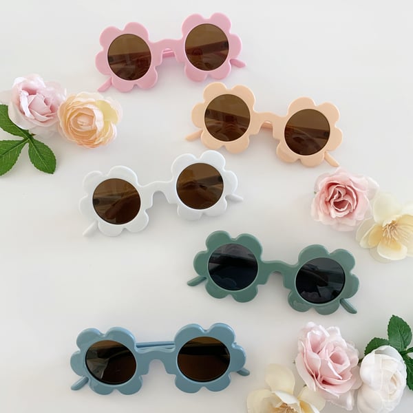 Image of Muted Color Flower Sunnies 