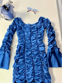 Image 2 of Jean ruffle dress