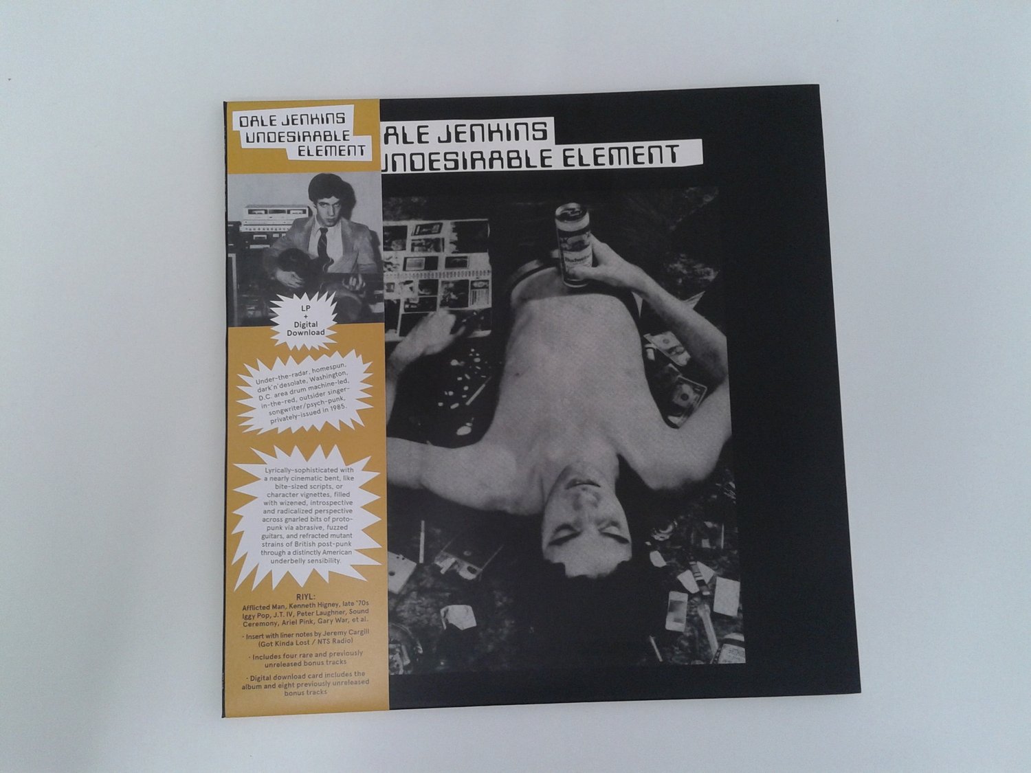 Image of DALE JENKINS - 'Undesirable Element' (GKL, 2021 - GKL009 / GKL009CD) ALL EDITIONS