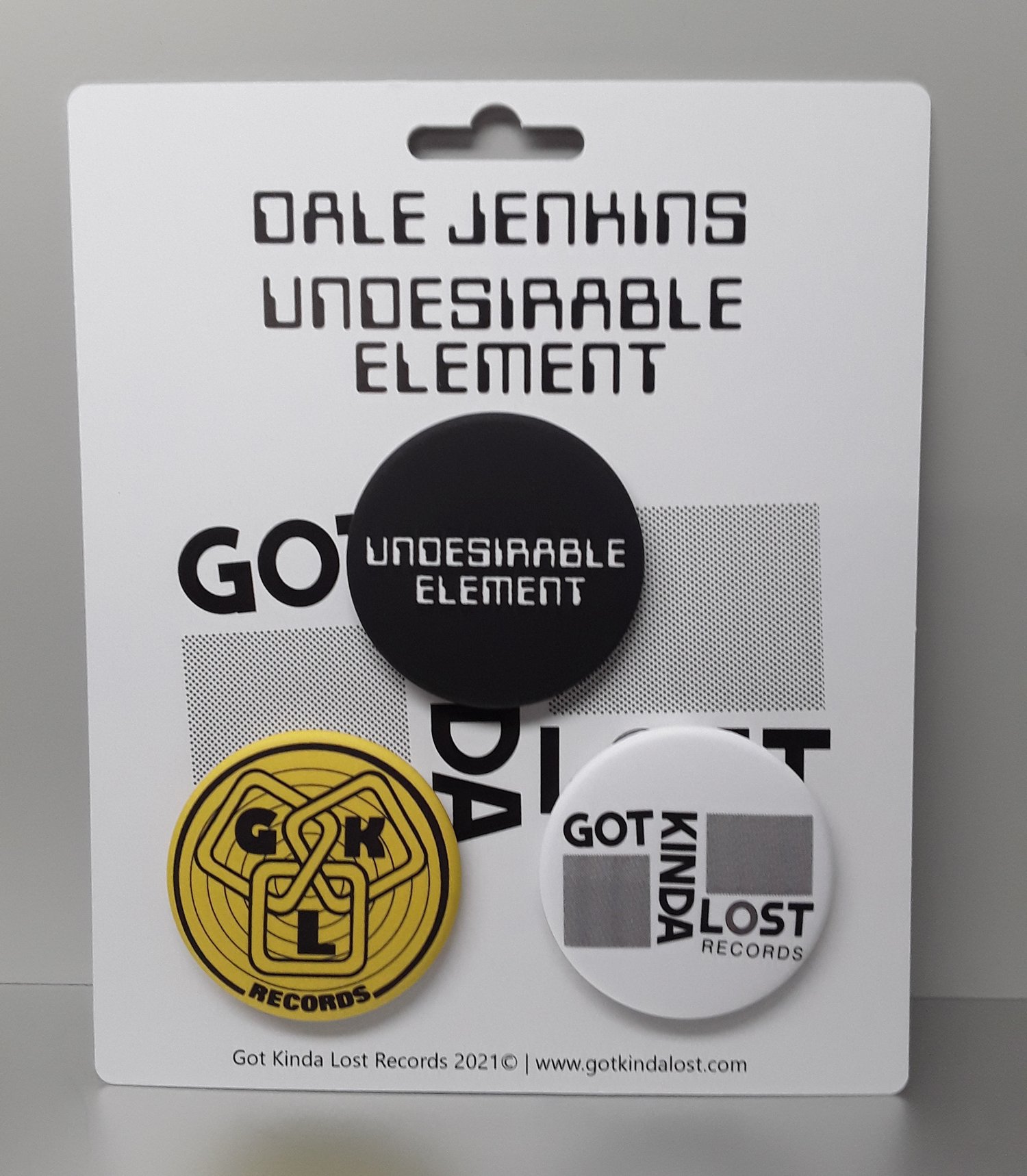 Image of DALE JENKINS - 'Undesirable Element' (GKL, 2021 - GKL009 / GKL009CD) ALL EDITIONS