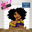 Fashion GIrl Alcorn PNG File