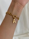 Cuban Initial Bracelet 