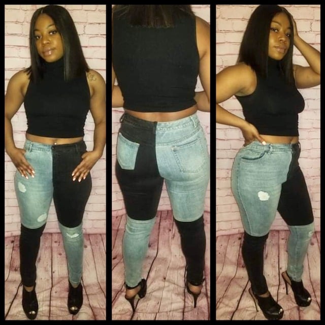 Image of Two Faced Denim Jeans