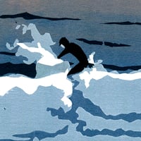 Image 3 of Moody sunset surf