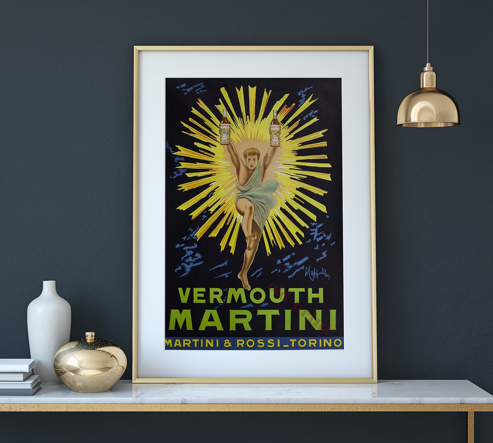 Vermouth Martini | Leonetto Cappiello | 1920 | Vintage Ads | Wall