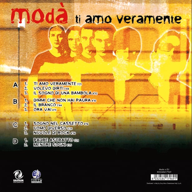 COM1330 // MODA' - TI AMO VERAMENTE (DOPPIO VINILE 33 GIRI)