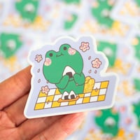 Sticker - Frog picnic
