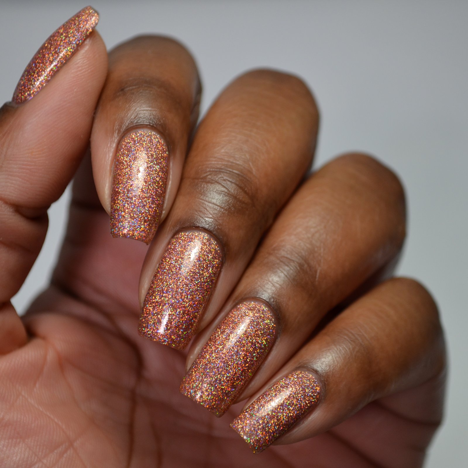 Can't We Just Squash This Rose Gold/gold Multichrome, Linear Holographic  Nail Polish With Chrome Chameleon Flakies. by Jen & Berries - Etsy