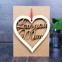 Love You Mum Keepsake & Card