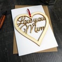 Love You Mum Keepsake & Card