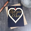 Love You Mum Keepsake & Card