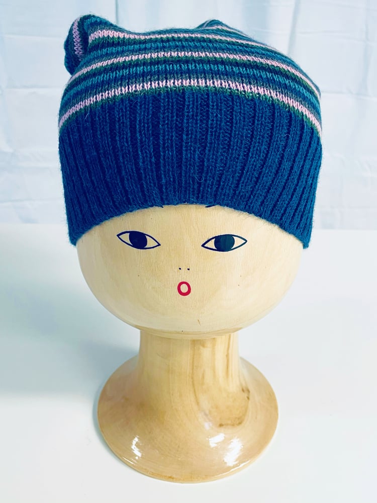 Image of Blue Hat Striped