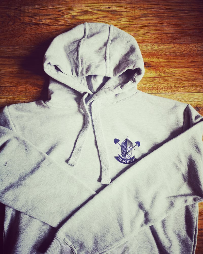 Image of NEW DIGGERS PREMIUM HOODIE GREY PRE ORDER SHIPPING 20.03.21